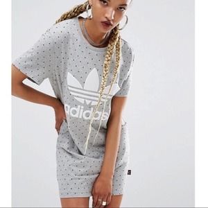 adidas long shirt dress
